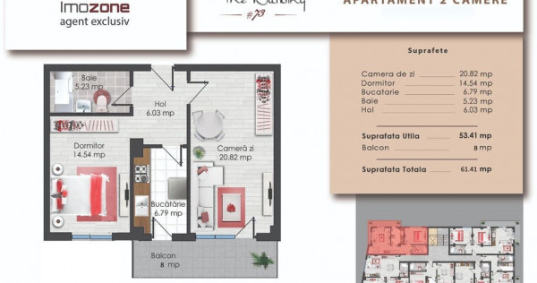 2 camere | Prelungirea Ghencea | 61.41 mp | Etaj 2 | Fina...