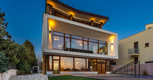 Vila pe malul lacului Mogosoaia | 617 mpt, teren 1182 mp
