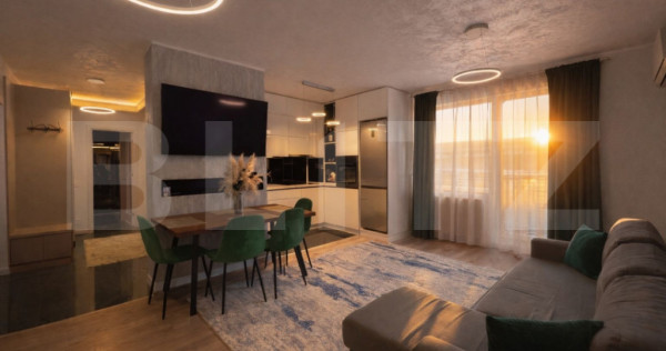 LUX Apartament luminos 3 camere, 60 mp, etaj intermediar, pa