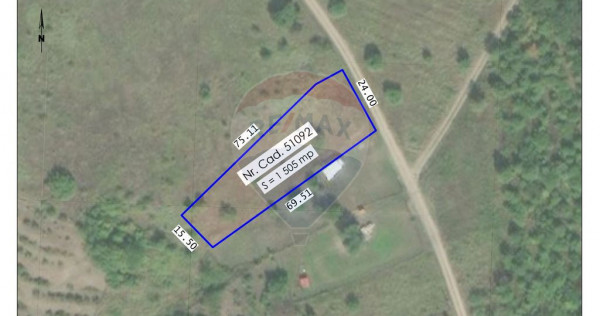 De v&acirc;nzare teren intravilan, 1.505 mp - Paleu