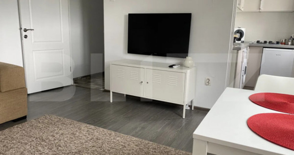 Apartament cu 2 camere, mobilat modern, 32 mp, Andrei Muresa