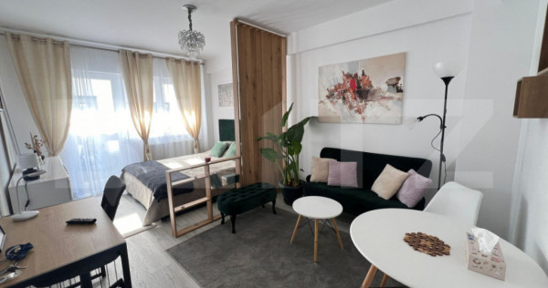 Apartament 1 cameră, 37 mp, parcare subterană, zona Urușa