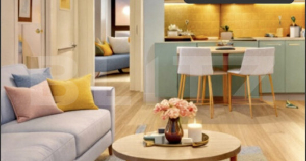 Apartament 2 camere 47 mp, 1 Terasa, 7,5 mp,1 Loc de parcar