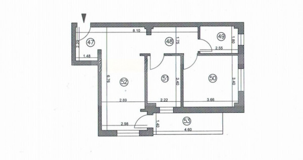 Apartament 2 camere, etaj 1, bloc nou- zona Obcini