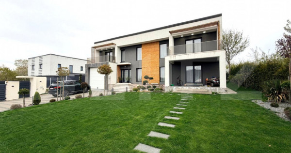 Casa moderna stil mediteranian, 252 mp construiti, zona rez