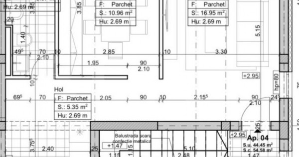 Apartament 2 camere, 44 mp, zona Braytim