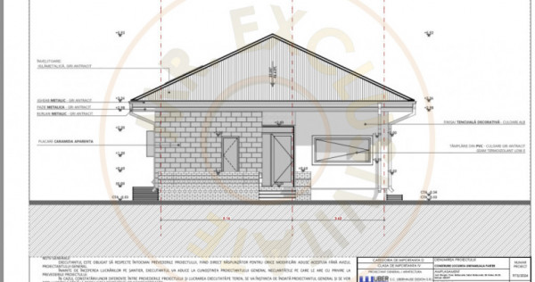 Teren cu proiect de casa pe parter langa Bucuresti