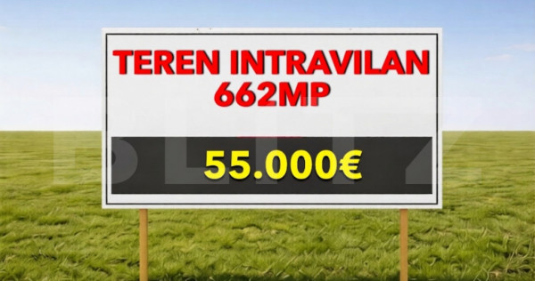 Teren Intravilan, 661 mp P+1E+M, zona Giroc
