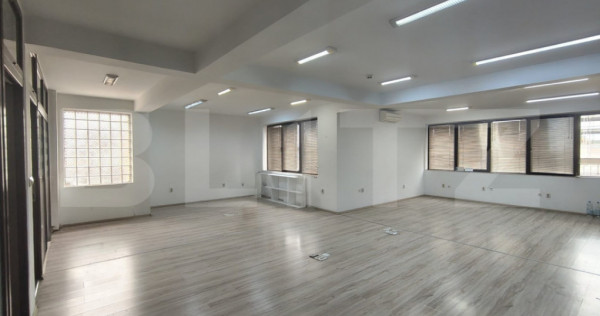 Spatiu birouri 105 mp, 3 incaperi, parcari, cheltuieli inclu