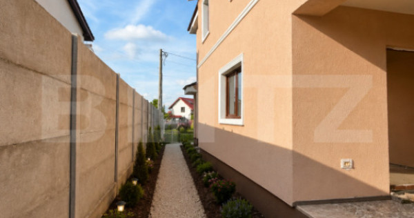 Duplex &ndash; 4 dormitoare, 127 mp, 305 mp teren, zona Dumbrăv