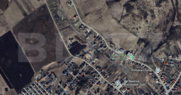 Teren intravilan, 515 mp, toate utilitatile la front, Chinte