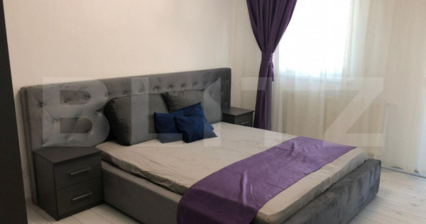 Apartament de 2 camere, 42.60 mp, mobilat si utilat modern,