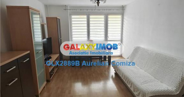 Garsoniera pentru inchiriat Obor/sp 28/etaj 3/mobilata/utila