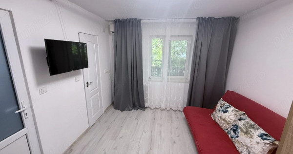 Garsonieră Ploiești Vest - RENOVATĂ, MOBILATĂ, parter, g
