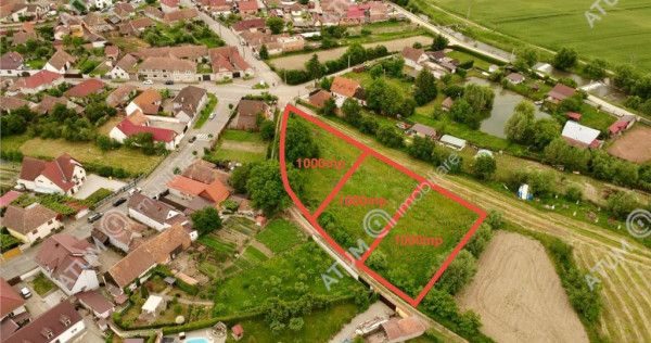 Teren intravilan in Avrig de 1000 mp din Sibiu