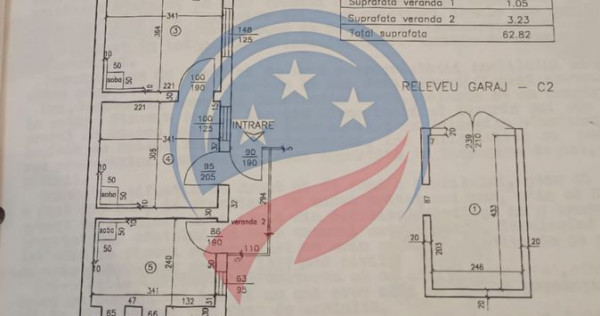 Casă renovată complet, 63 mp utili, teren 200 mp, toate...