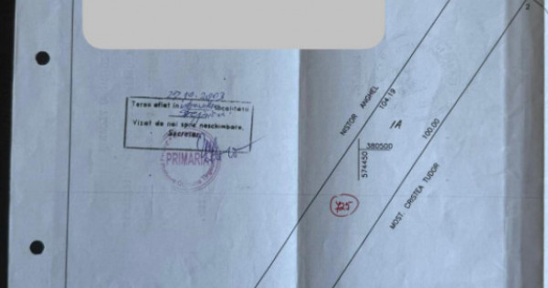 Teren intravilan 1.393 mp | Utilități | Deschidere 14 ml |