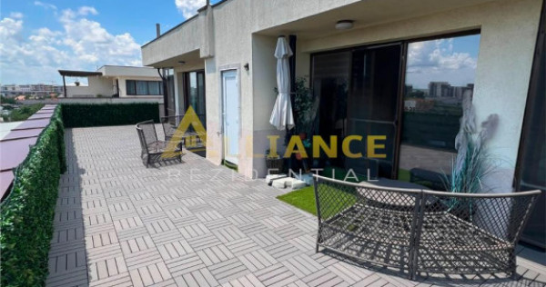 Berceni-Penthouse-4 Camere-Mobilat/Utilat-2 Parcari