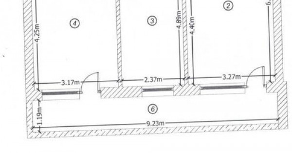 Apartament 2 camere,suprafata generoasa,mobilat si utilat