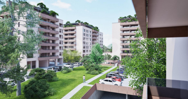 Apartament 2 camere cu terasa 13 mp - Predare la cheie