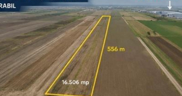 Teren 16.506 mp l&acirc;ngă Parcul Industrial Ploiești | Deschi