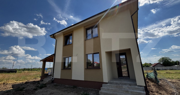 Casă nouă P+1, 122 mp utili, teren 400 mp, zona Bariera V?