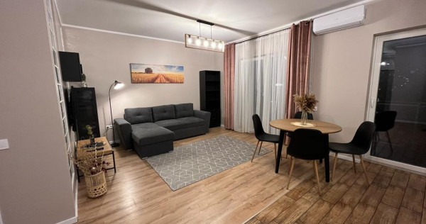 Inchiriez apartament 2 camere 44mp bloc nou, Dedeman, pet friendly