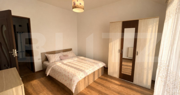 Apartament 2 camere, 43 mp, semidecomandat, etaj intermediar