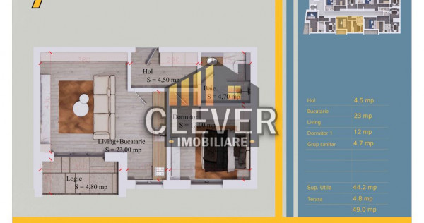 Apartament 2 camere-Comision 0%, metrou Teclu - Pallady