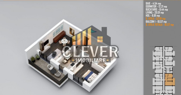 Apartament 2 Camere decomandat 63 mp Th.Pallady - Metrou ...