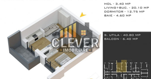 Comision 0%, Finisaje Incluse | Apartament 2 camere Pallady