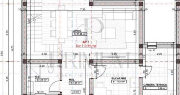 GIROC - Duplex despartit - 4 Camere - Toate utilitatile - Fi
