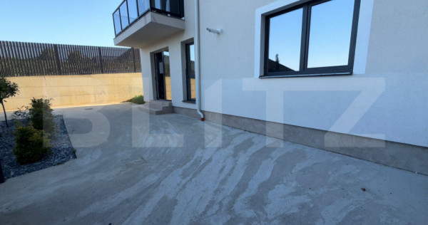 Apartament 2 camere, 58 mp, 115 mp gradina, loc de parcare