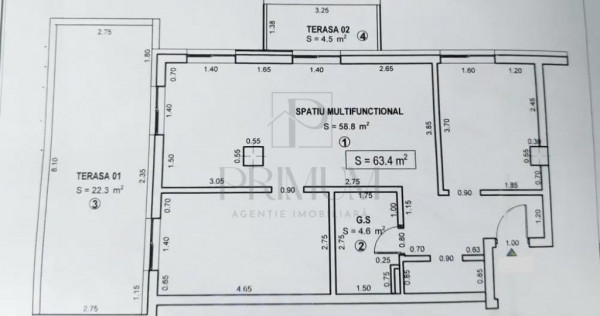 SIMION BARNUTIU - 3 Camere - NOU - Incalzire pardoseala - Lo