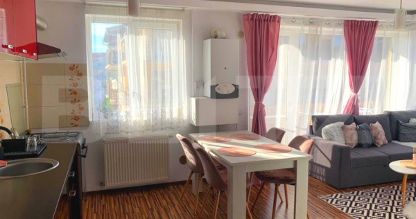 Apartament 3 camere, 59 mp, 2 balcoane, etaj intermediar, Fl
