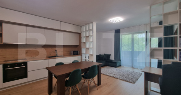 2 camere, gata de mutare, 52 mp, 10 mp terasa, zona Garii