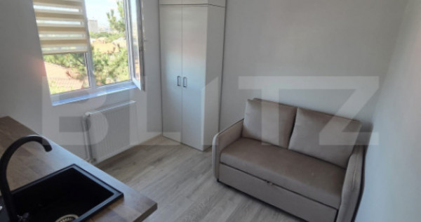 Garsonieră de v&acirc;nzare, 12 mp, etaj intermediar, zona Gruia