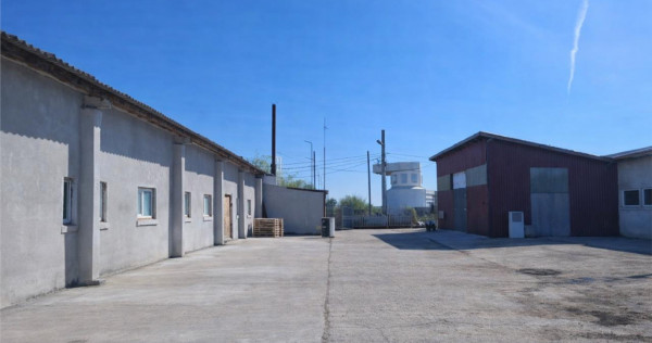 Hala versatila,spatii cazare, platforma betonata,1.150 mp te