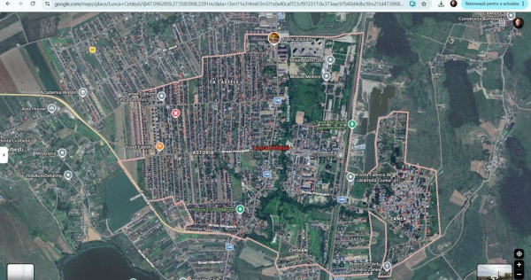 Teren intravilan 1.000 mp, deschidere 53,30 m, Lunca Cet?...