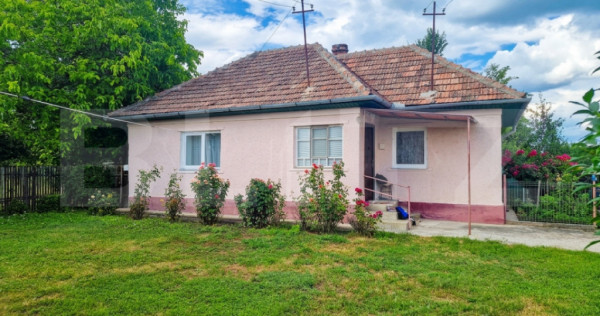 Casa 58 mp, cu teren 8290 mp intravilan, Iclod