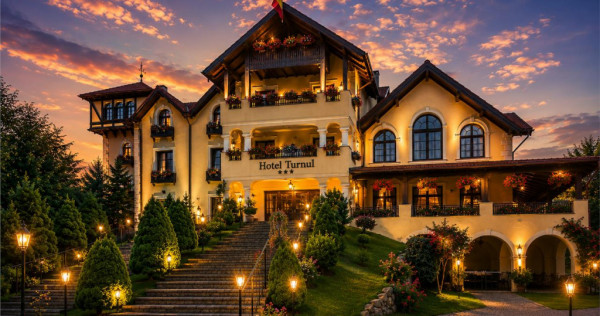 Resort montan cu: restaurant, wellness, 4.300mp teren, 5 min