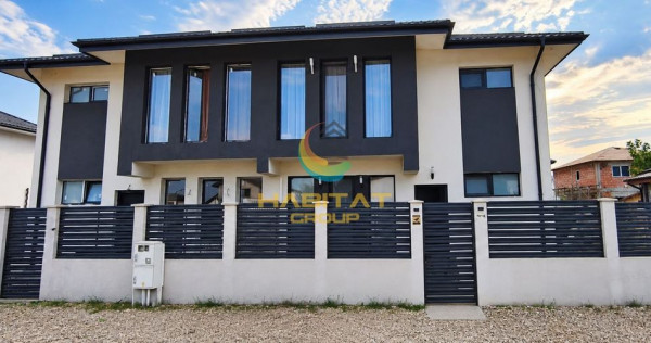 Duplex 4 camere - mobilat, teren 168 mp, acces rapid A0