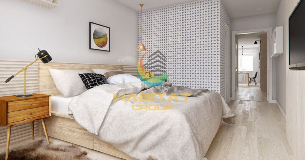 Apartament 2 camere +curte proprie