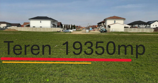 Teren extravilan de 19350 mp - zona Chisoda
