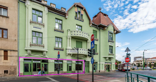 Spațiu comercial spre &icirc;nchiriere | Zona Boul Roșu &ndash; Palatul Steiner