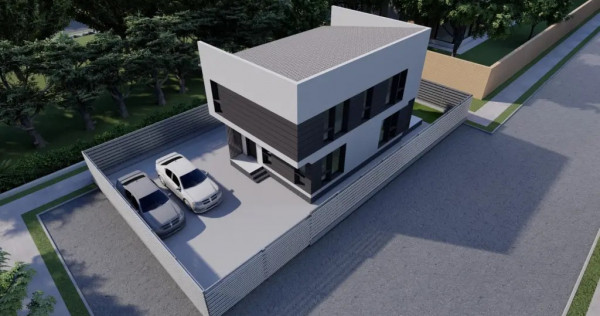 Casa individuala noua | Otopeni Central | 120 mp utili | 240 mp curte