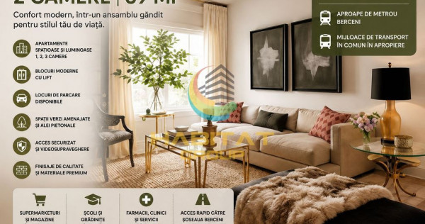 V&acirc;nzare Apartament 2 camere | Popești Leordeni | Metrou Berceni