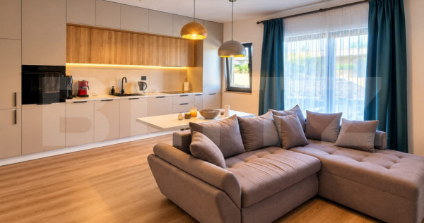 Apartament cu 2 camere, 57 mp, gradina 23 mp, zona Somesului