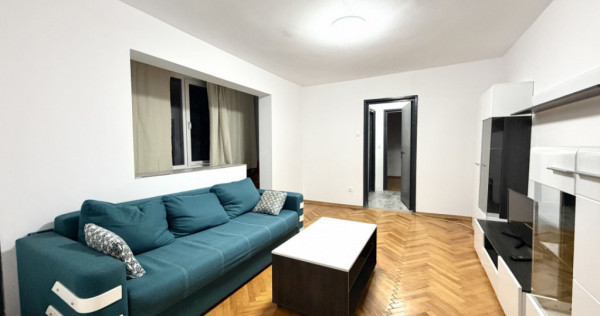 Apartament cu 2 camere de inchiriat, etajul 1, aproape de Iu