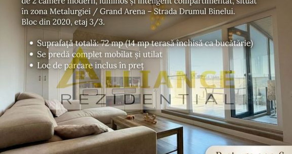 EXCLUSIVITATE | Apartament 2 camere + terasă + parcare &ndash; Sector 4
